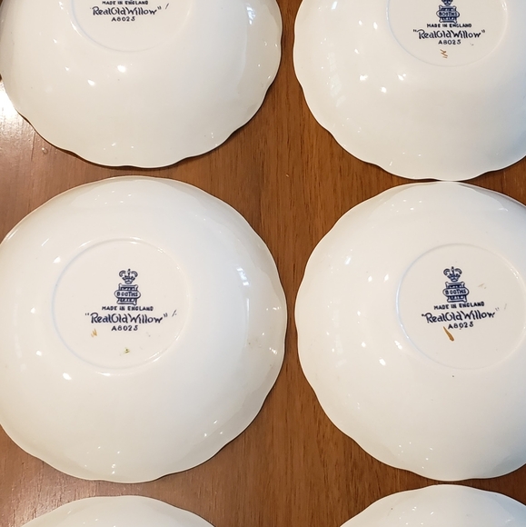 Fruit/Dessert Bowls Set - Booths Real Old Willow - Picture 3 of 9